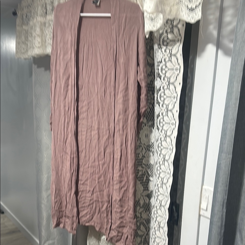 Windsor Mauve Long Cardigan Dress